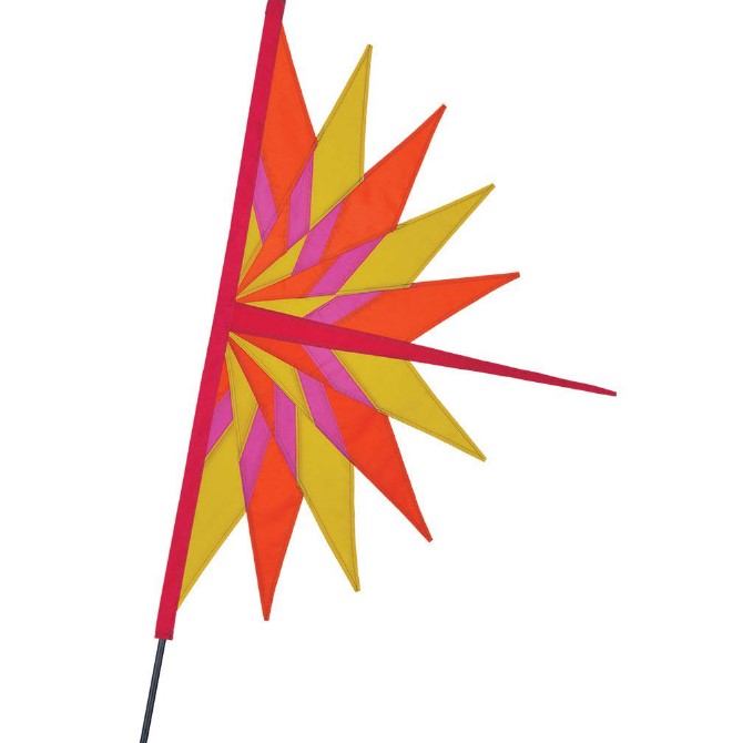SoundWinds Fan Recumbent Bike Flag Pink