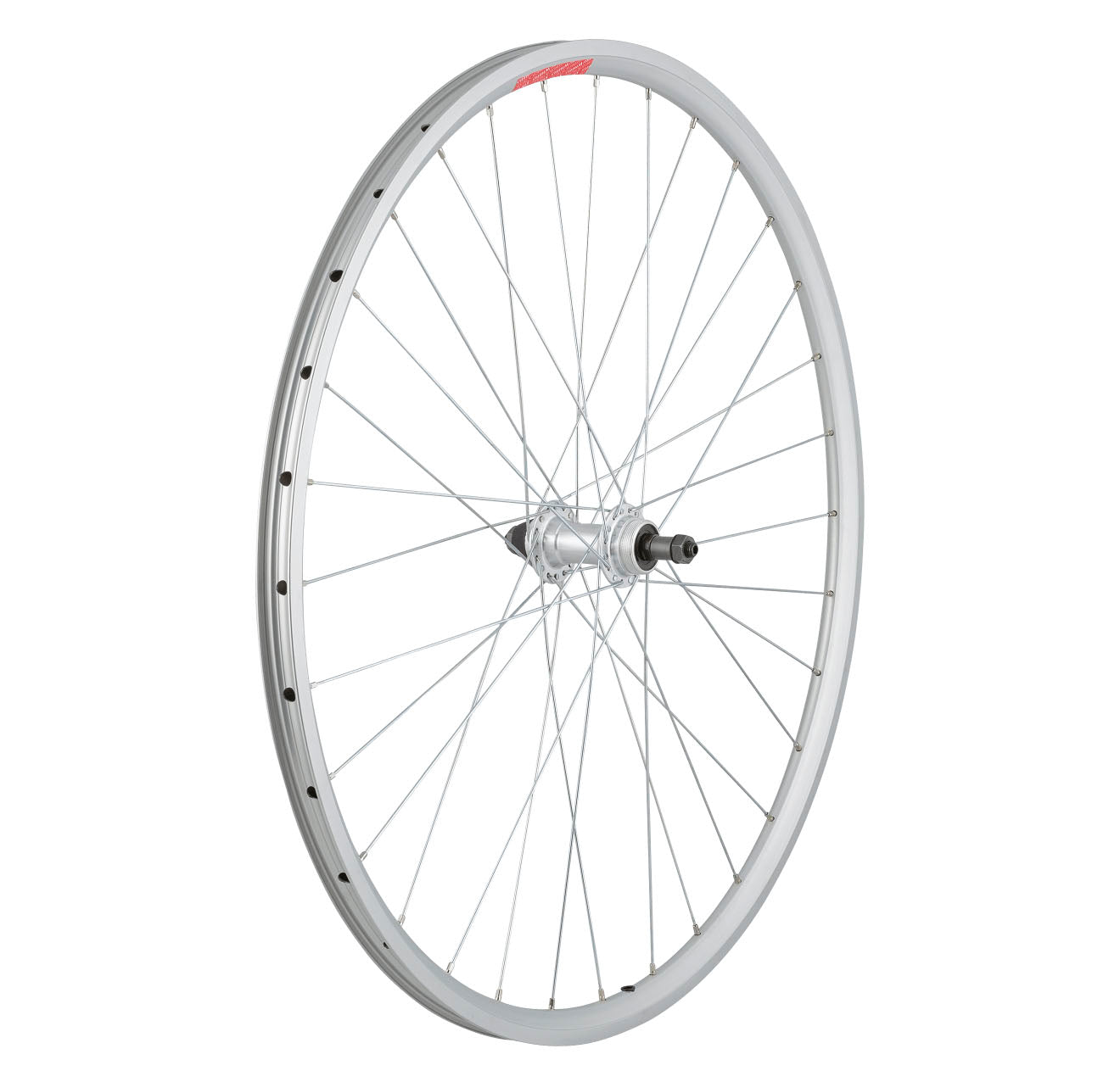 Sta-Tru Tubeless Ready Alloy QR Freewheel 700c Rear Wheel, studio front quarter view