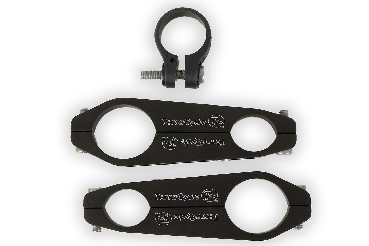 T-Cycle HP Velotechnik Scorpion Ergomesh Std Classic SeatSide Mount Kit studio image clamps only