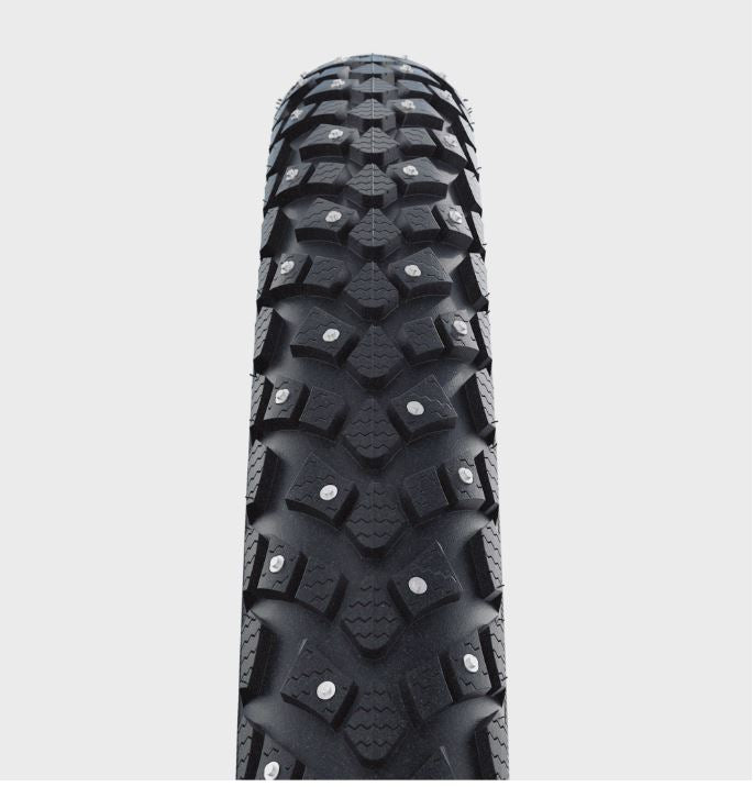 Schwalbe Marathon Winter Plus Tire 26x 2.0, studio tread detail view