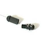 Da Vinci Designs Easy-Split In-Line Cable Separators showing the two pieces of the cable separator