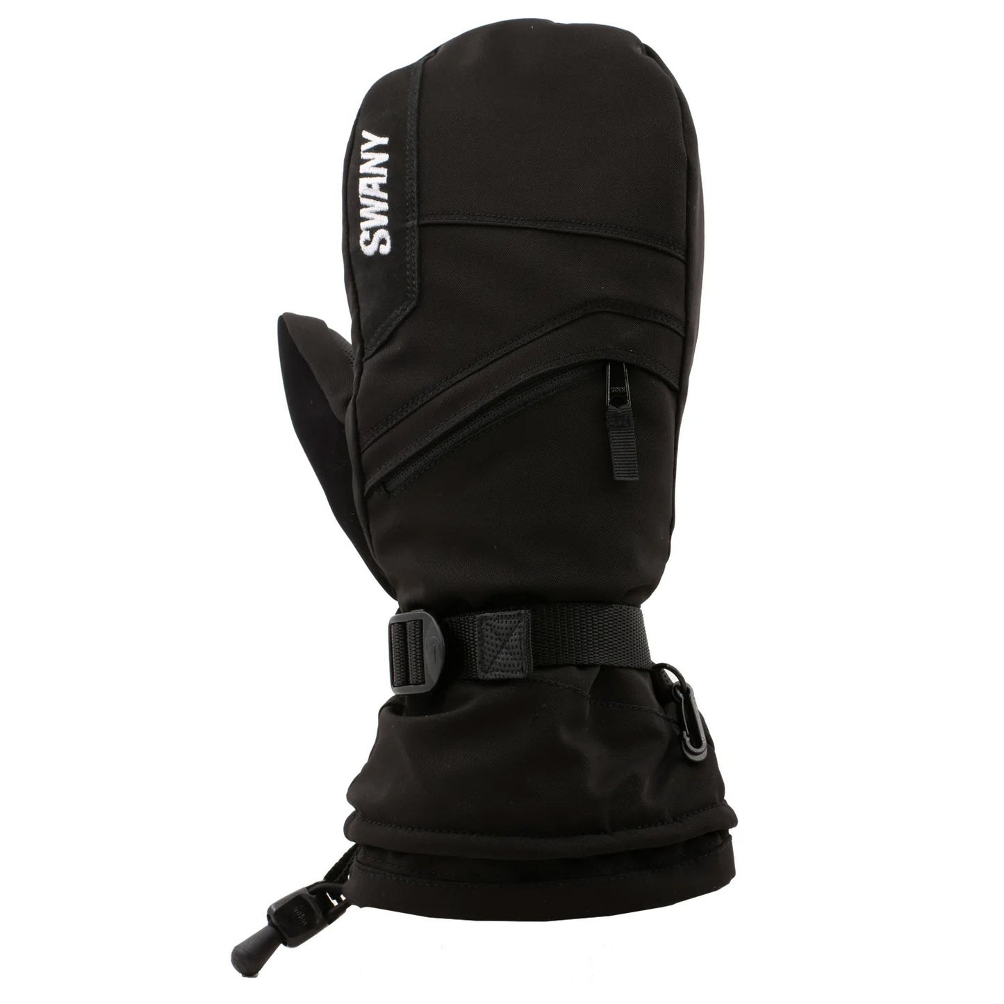 Swany Mens X-Over Black Mitten