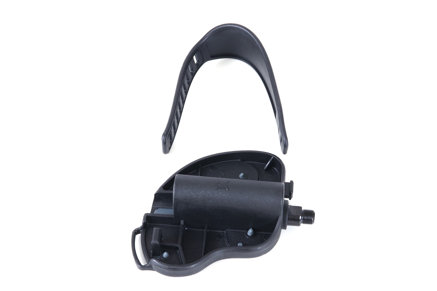Sunlite Exerciser Flat Pedal with Strap 9/16" studio image with strap separated
