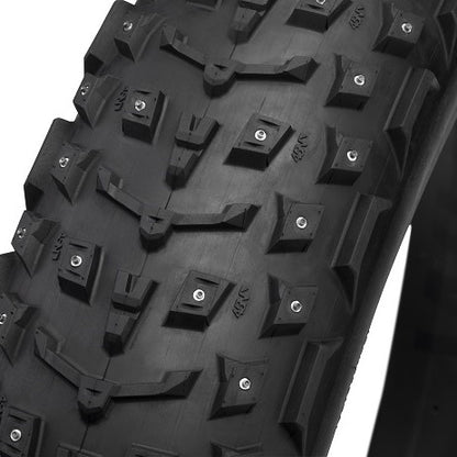 45NRTH-Dillinger5-studded-folding-60tpi-26x4.6, studio detail view of studs