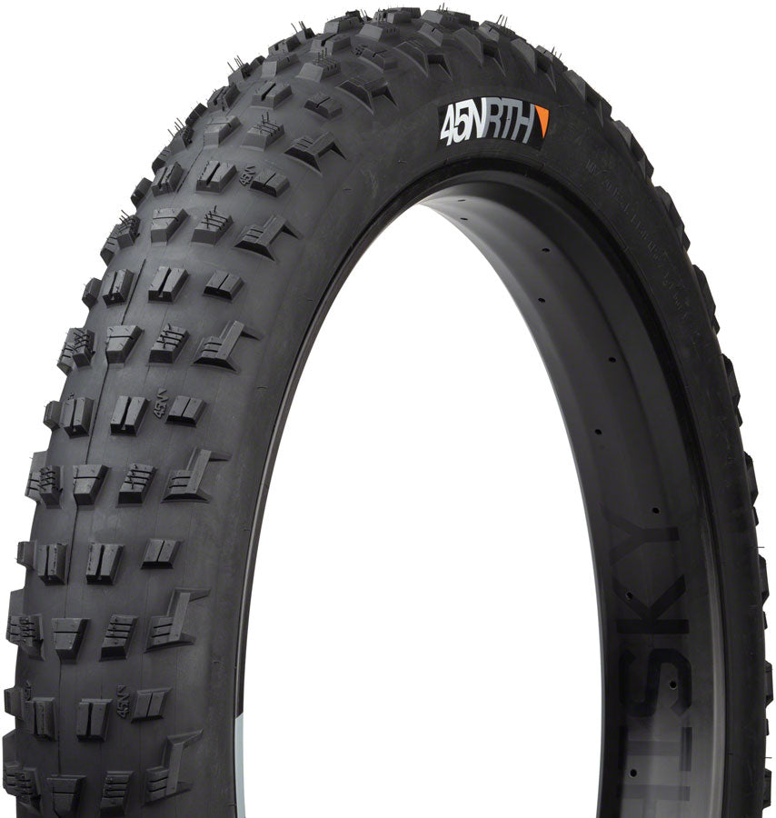 45NRTH Vanhelga 120tpi Folding Black Tire 26 x 4.2 (107-559mm) Side Studio Image