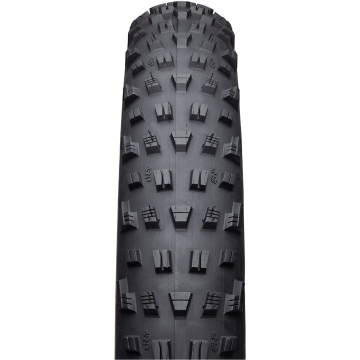 45NRTH Vanhelga 60tpi Folding Black/TanTire 27.5 x 4" (102-584mm), Studio tread detail view