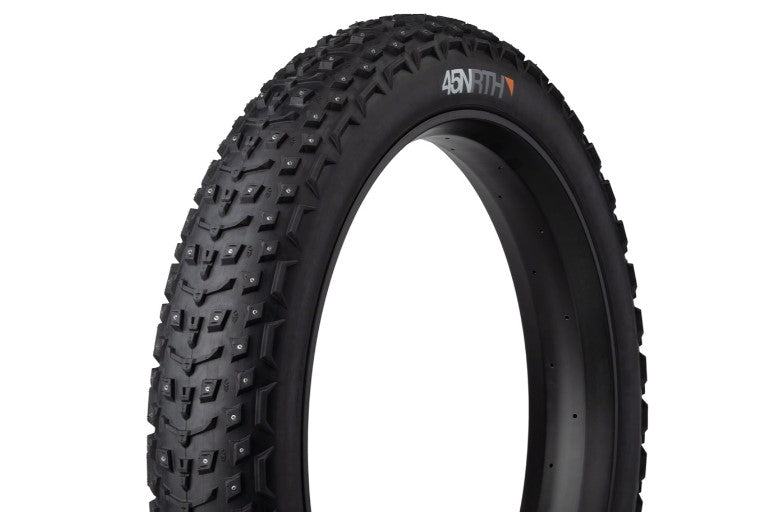 45NRTH Dillinger 5 Studded Folding 120 tpi Fat Tire 27.5 x 4.5" (117-584mm), studio front quarter view