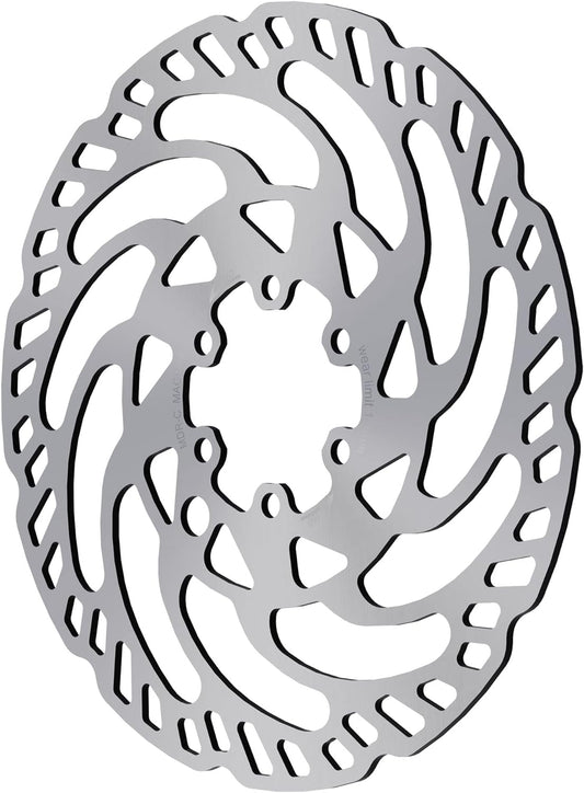Magura MDR-C 160mm 6-Bolt eBike Optimized Silver Disc Brake Rotor studio image