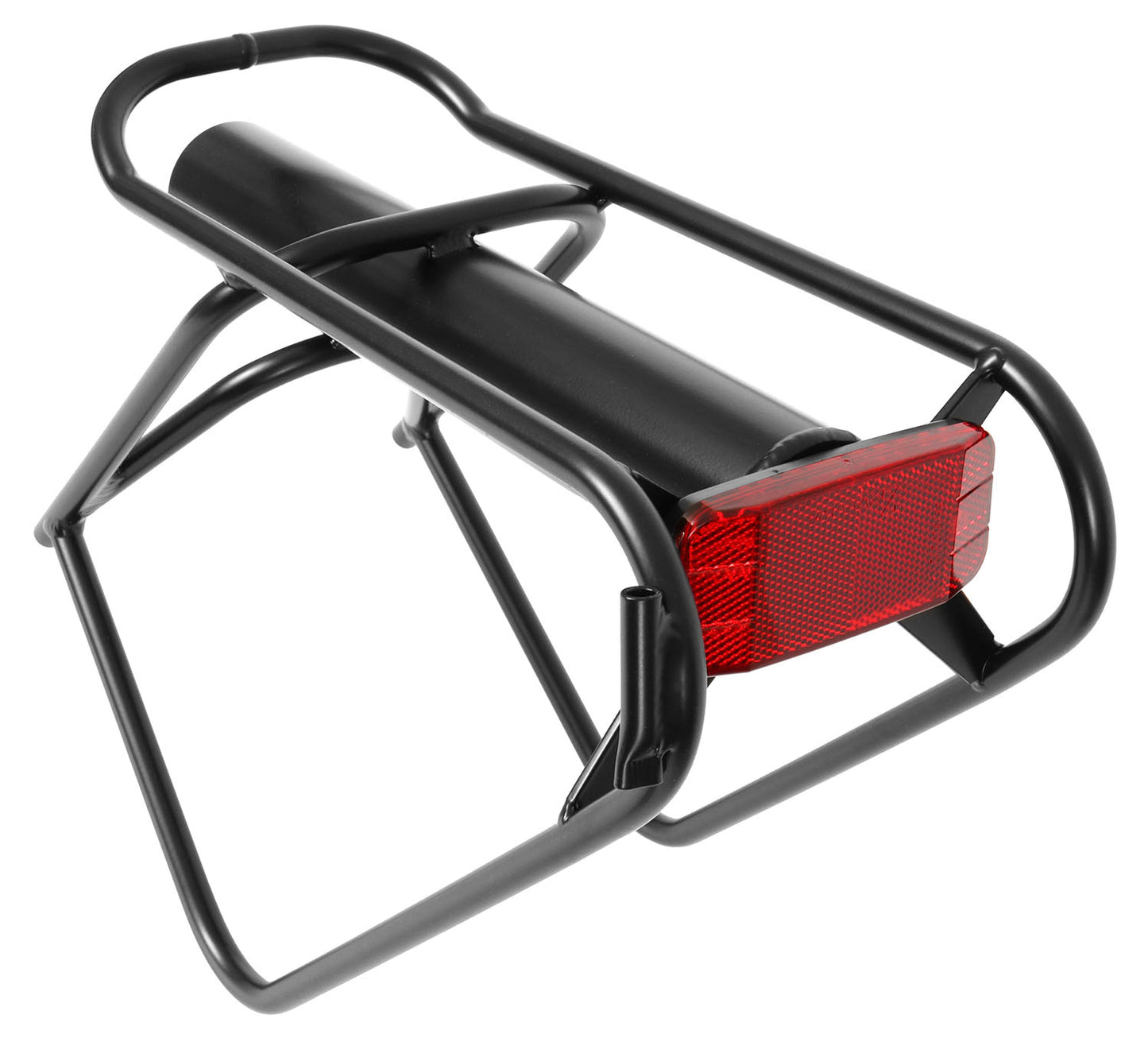 Azub Rear Bike Rack, studio rear quarter view