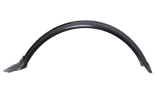 Azub Ti-Fly 20" Wheel 60mm Trike Front Mudguard, Plastic only.  side view
