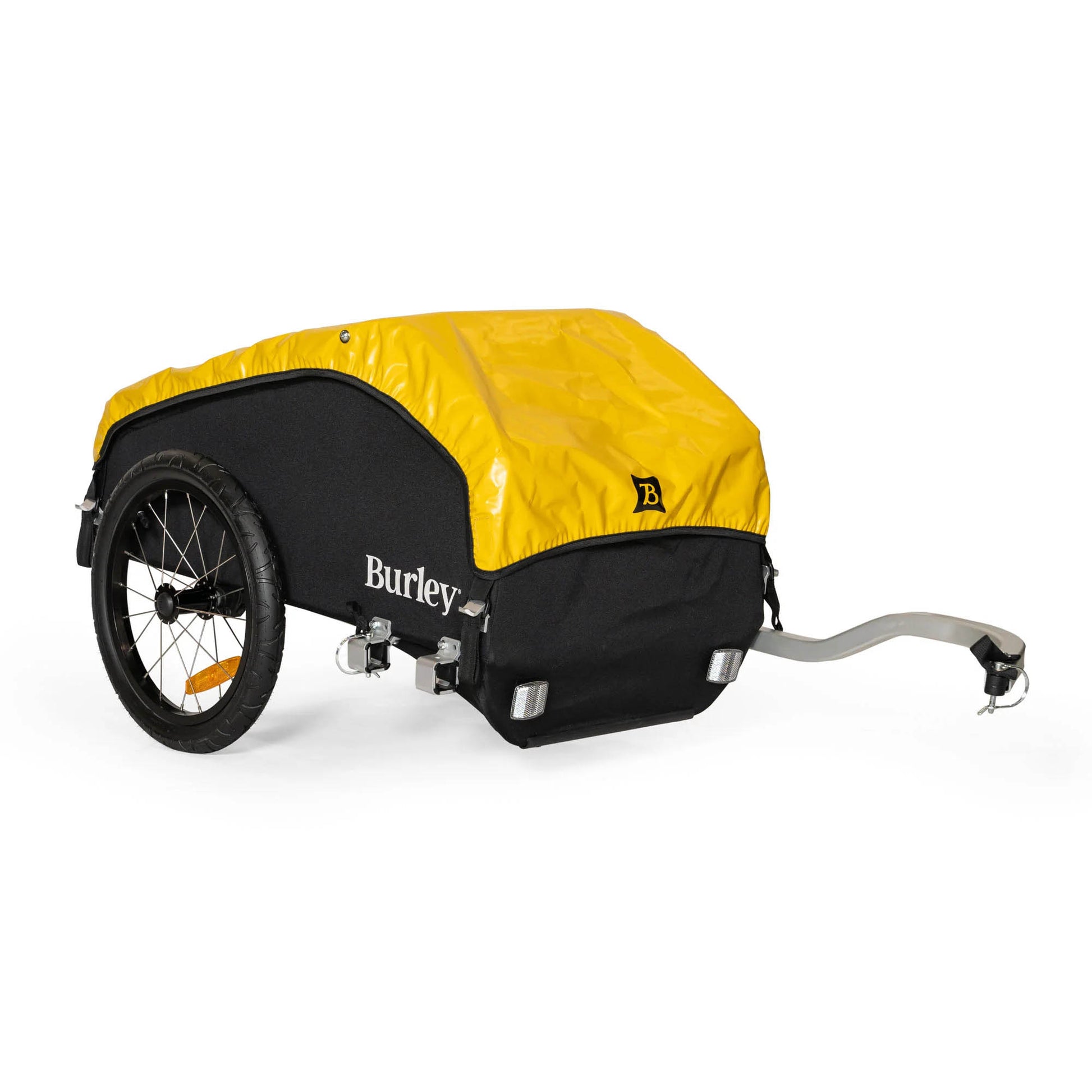 Front quarter view of the Burley Nomad Cargo Trailer, shown on a white background.