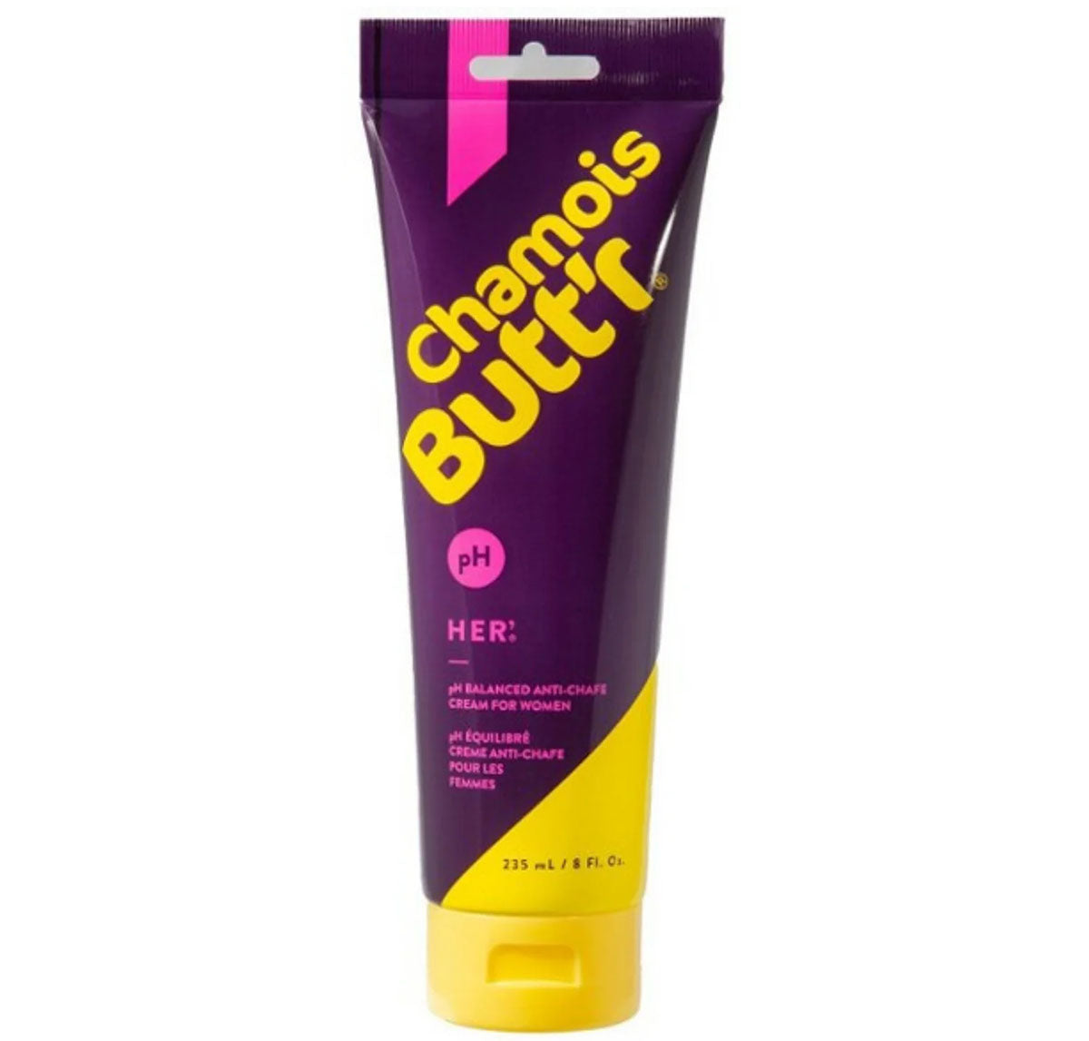 Chamois Butt'r Her' 8oz Tube, sudio front view
