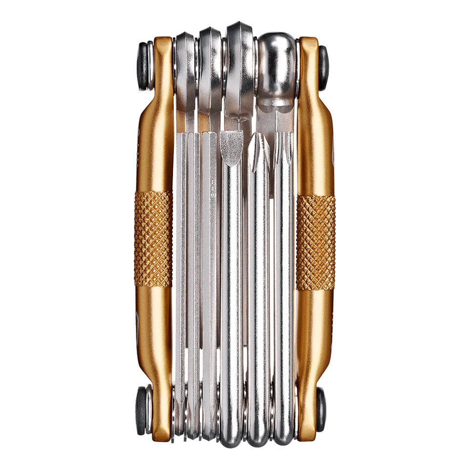 Crank Brothers Gold Multi 10 Tool, studio top view