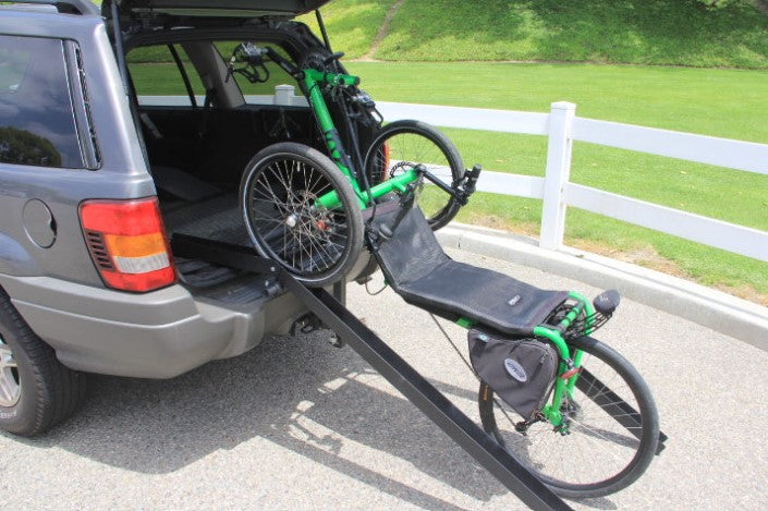 Easy Load Ramp System 5 Foot Two Ramps Image with trike