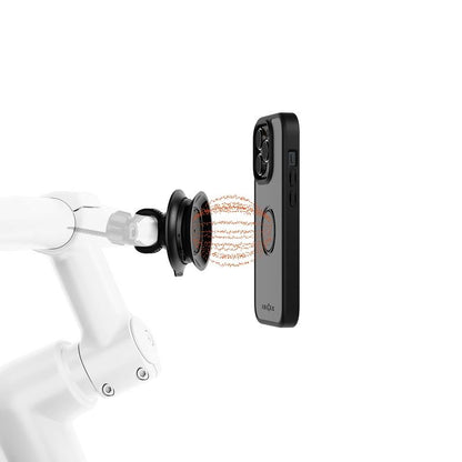 Fidlock VACUUM Handlebar Base Flex, studio view detailing magnetic connection