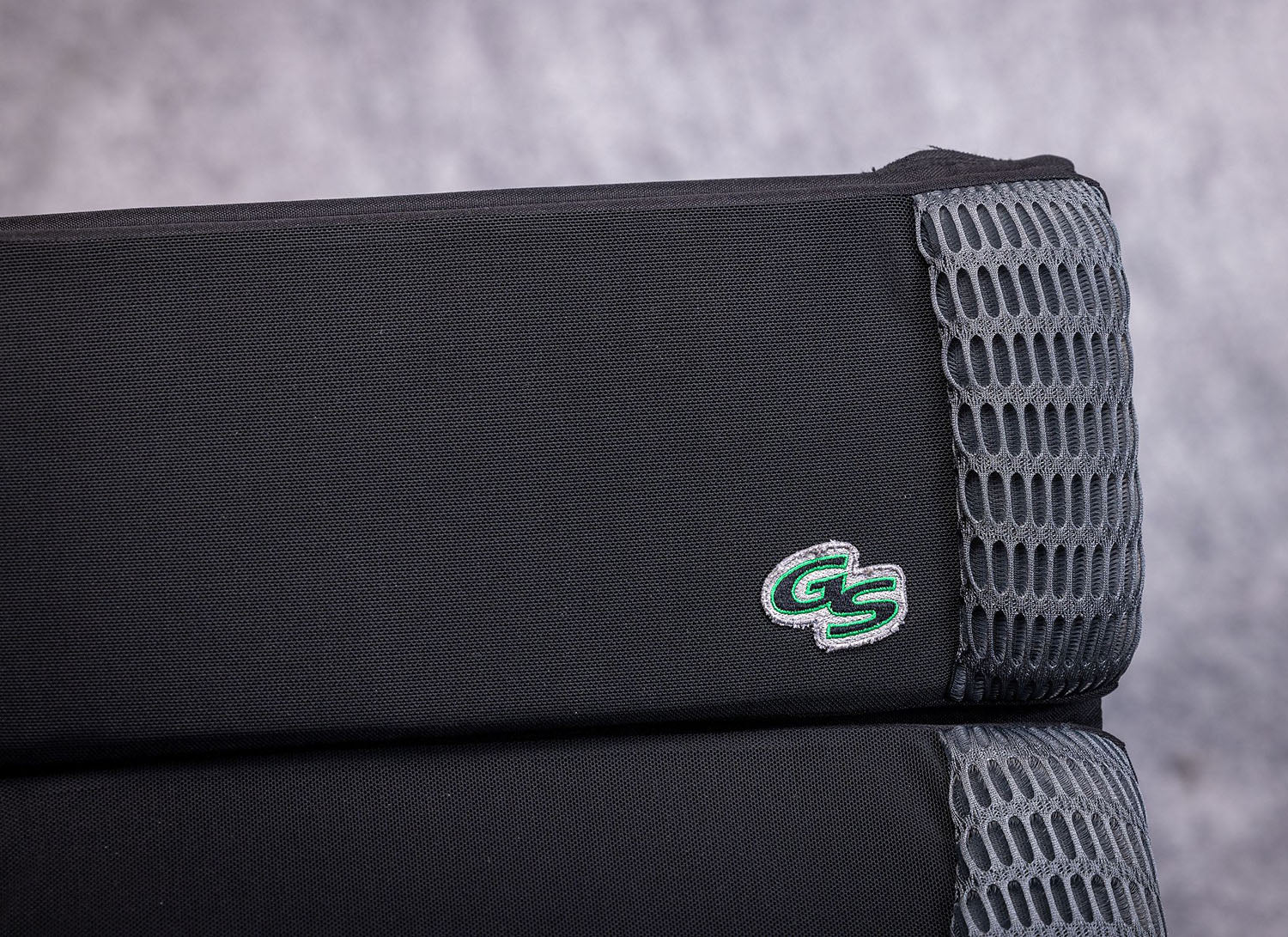 Greenspeed Seat Pad, studio front detail view