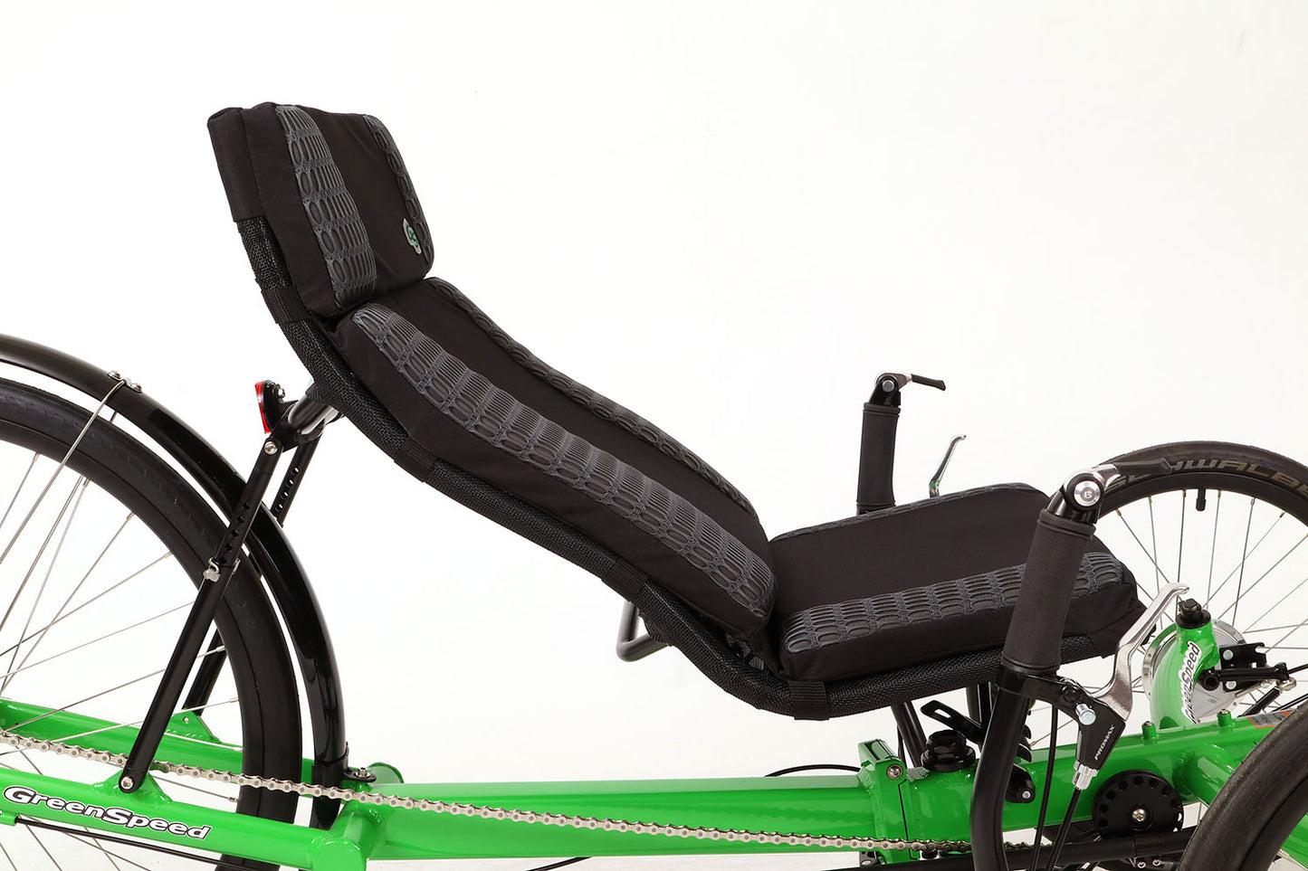 Greenspeed Seat Pad, studio side view