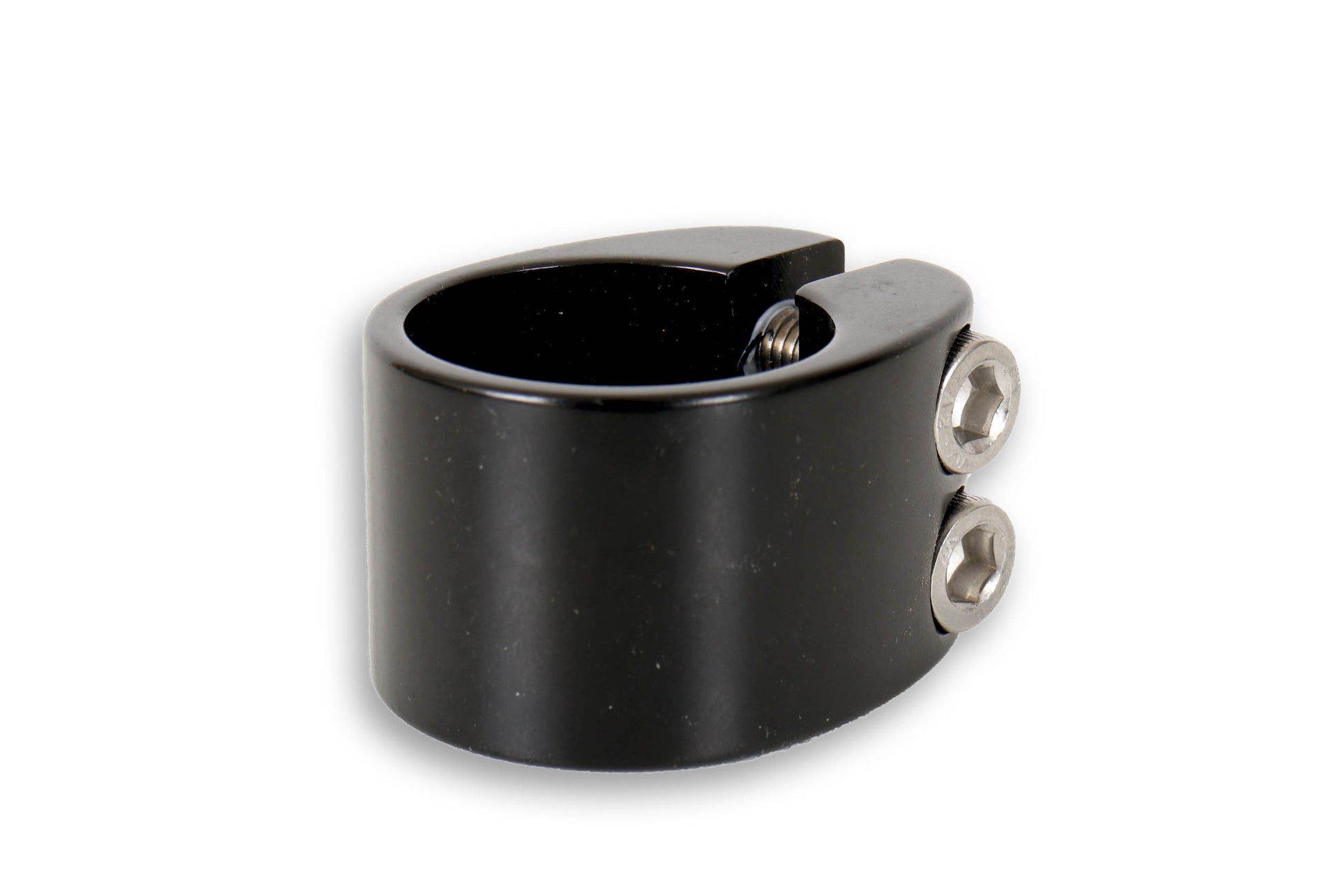 Left HP Velotechnik 30mm Two Bolt Clamp for Two-Piece Handlebar Mounting studio image side