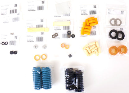 HP Velotechnik Scorpion Front Suspension Service Kit, shown with included parts