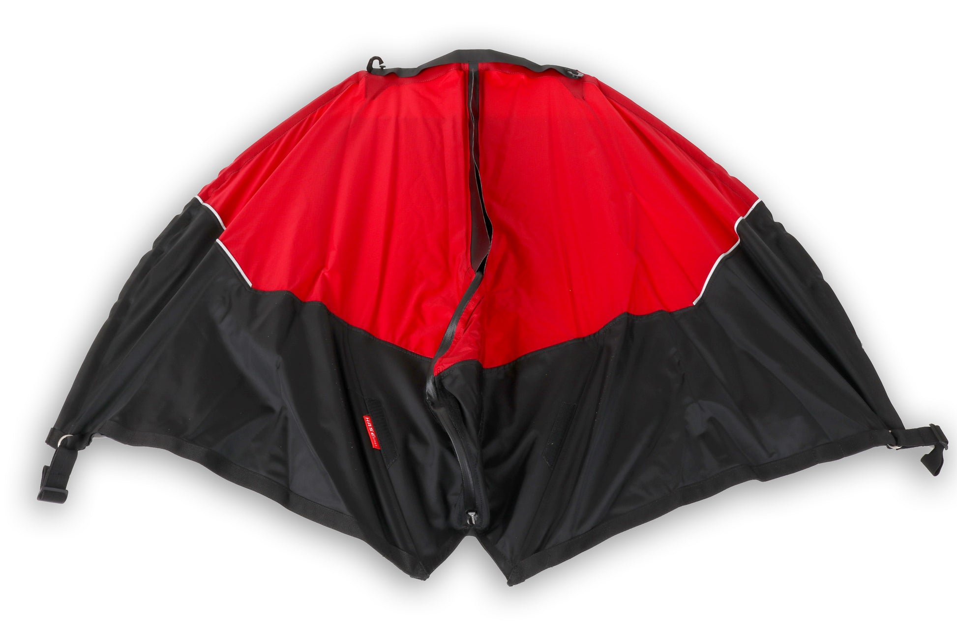 Hase Rain Poncho studio image top down angle