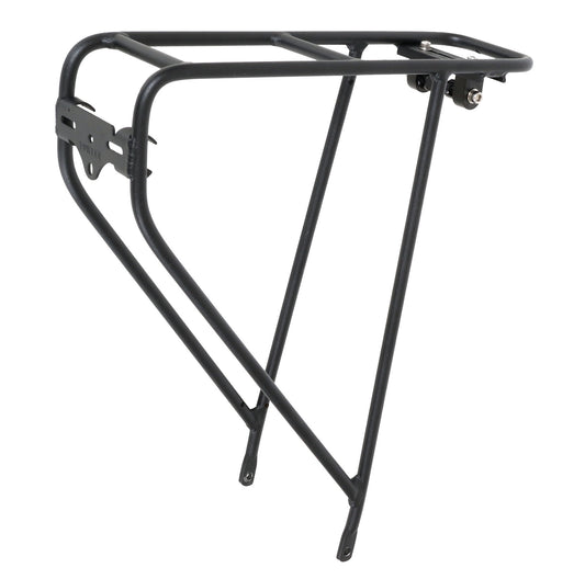 ICE 26 inch Adventure Rigid Rear Rack, studio rear quarter view