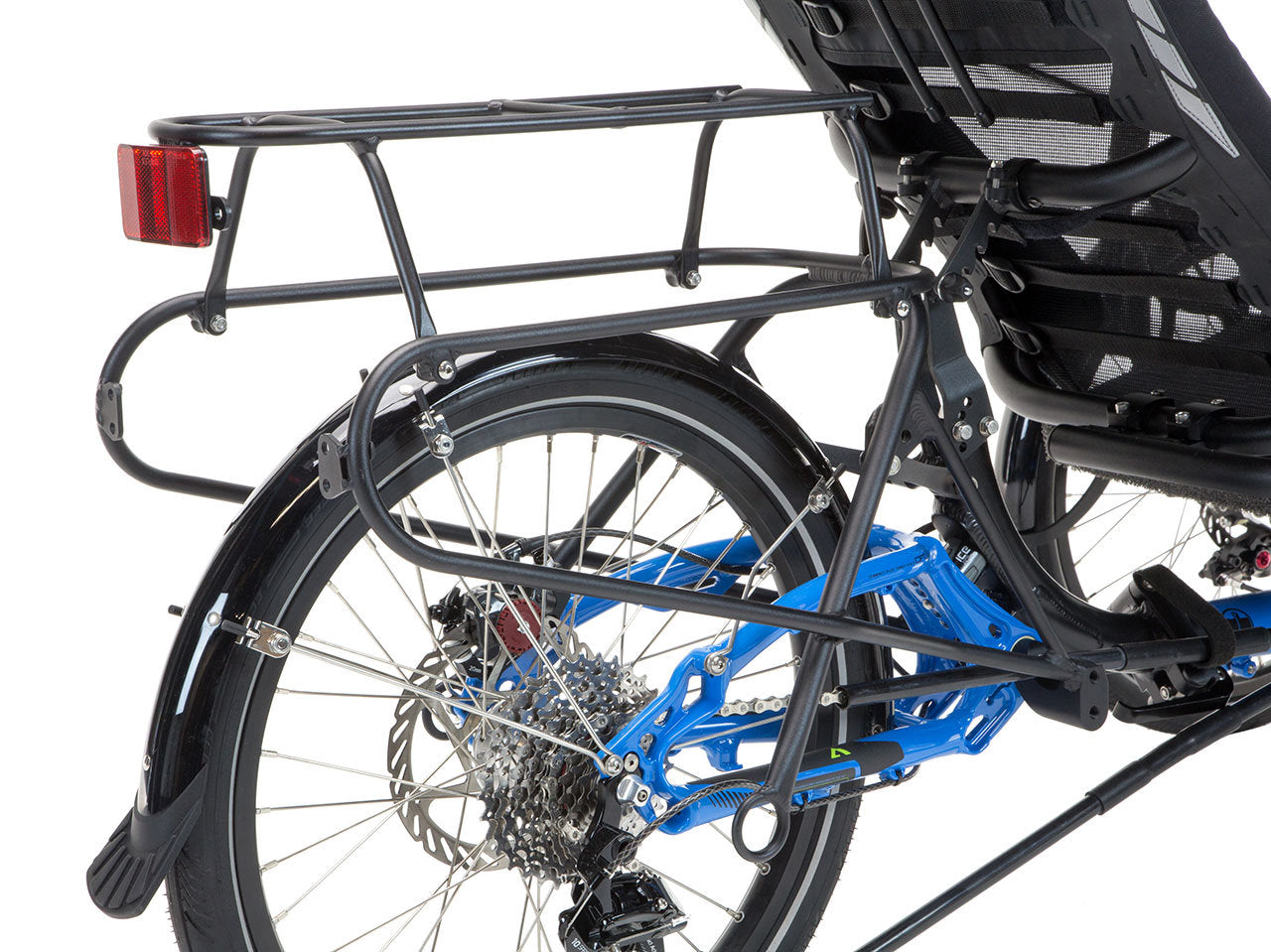 ICE Rear Rack For 20 Inch Suspension W/Top Bag Adapter side view