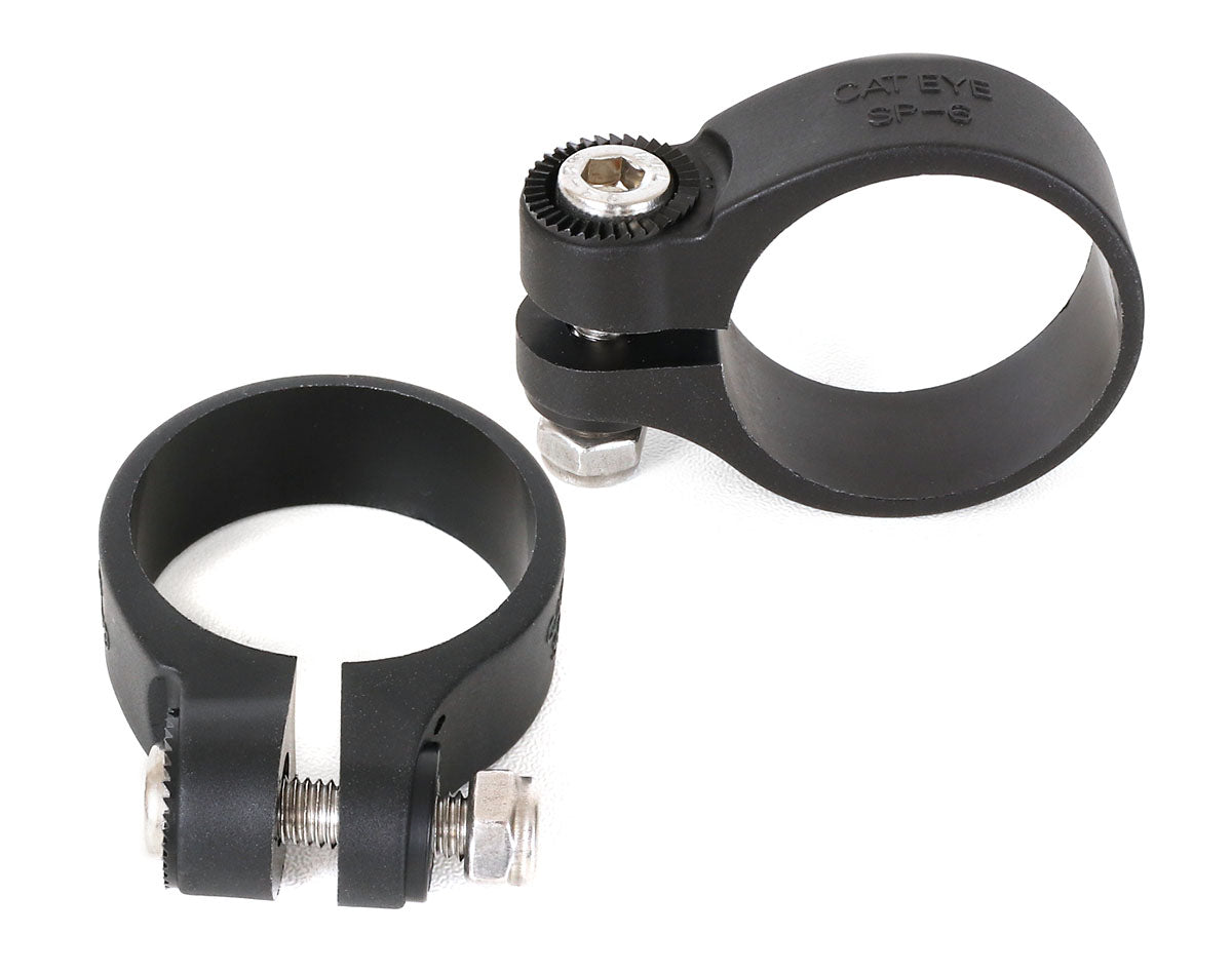 ICE Top Seat Clamps Pair, studio view of a pair