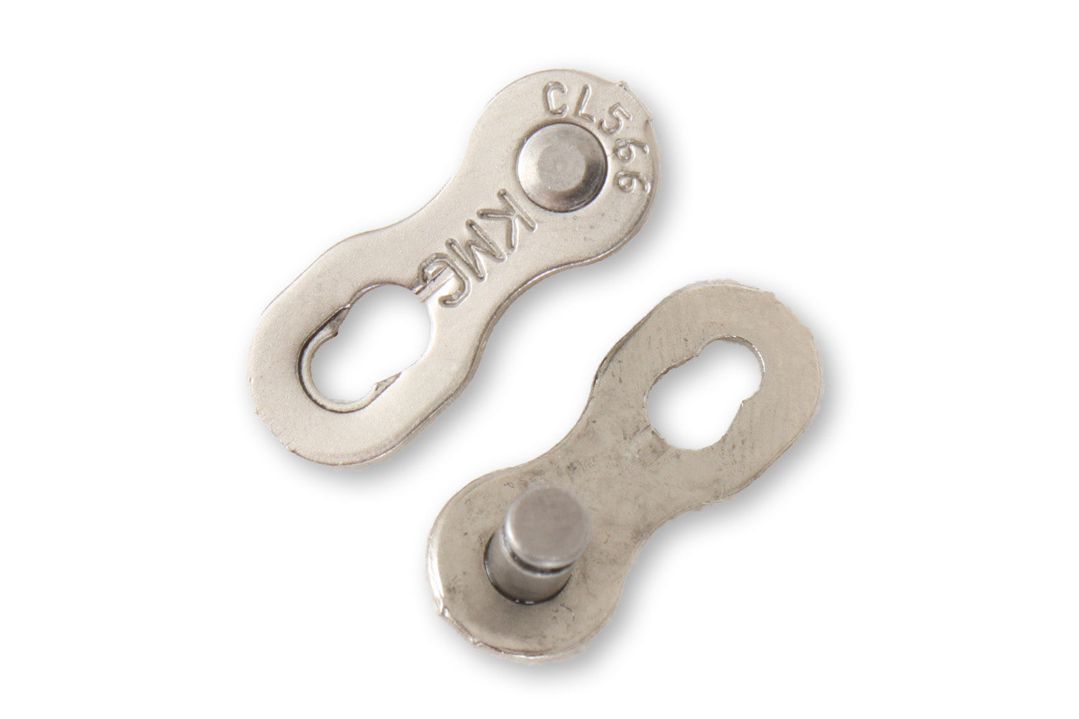 KMC CL566 9 Speed Silver Missing Link studio image side