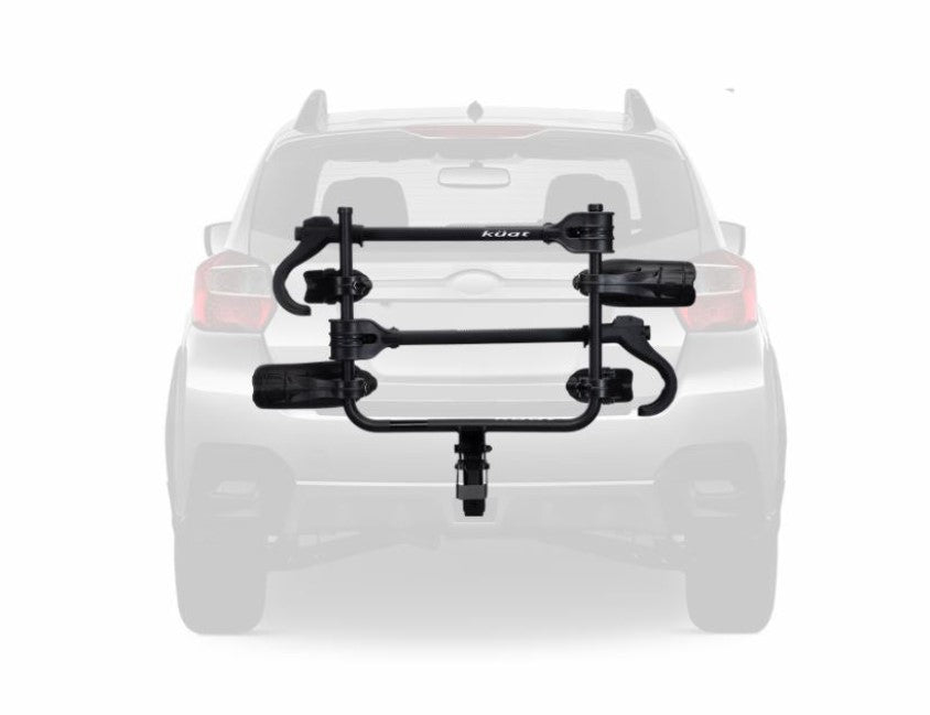 Kuat Transfer v2 Black 2 Bike Rack Fits 2" Receiver On Vehicle Studio Image