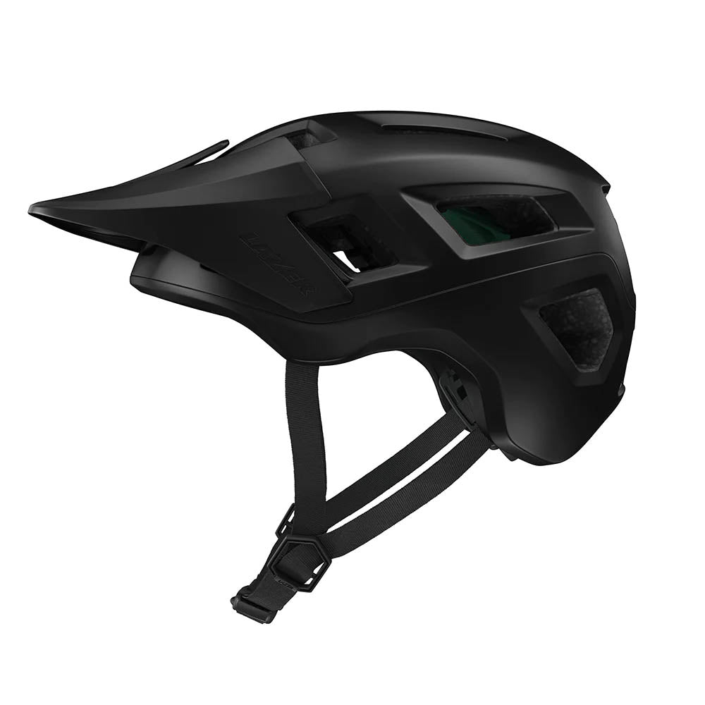 Lazer Coyote Kineticore Helmet Matte Black left side view studio image