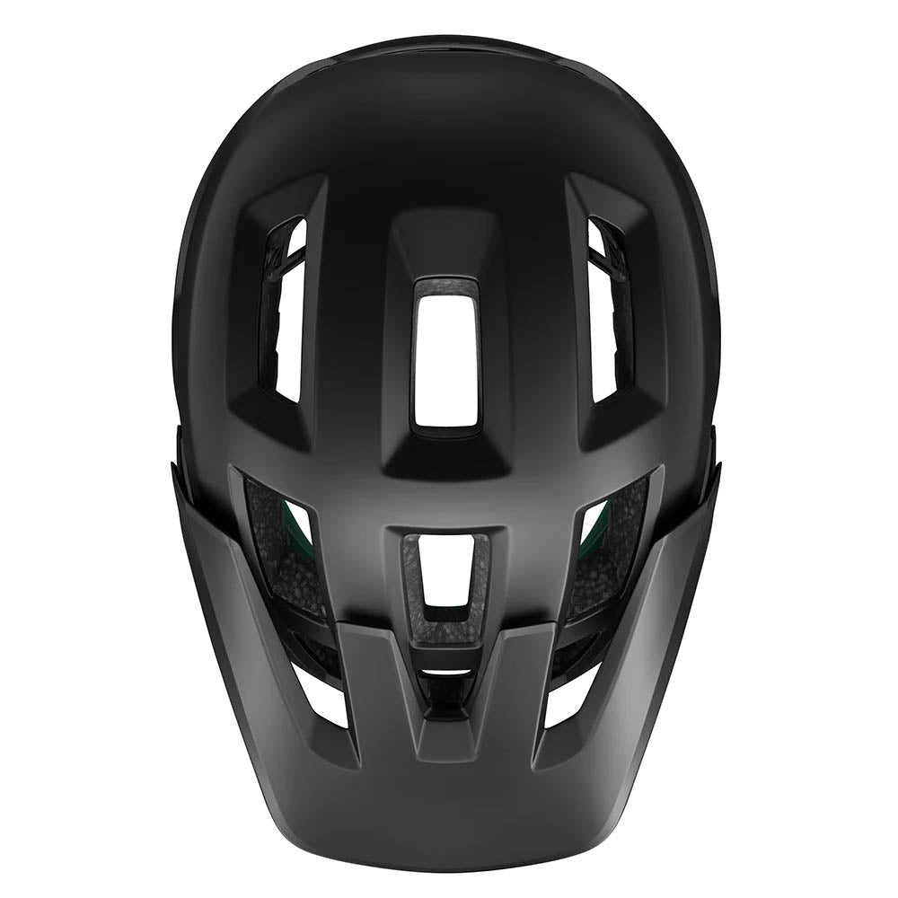 Lazer Coyote Kineticore Helmet Matte Black top down studio image