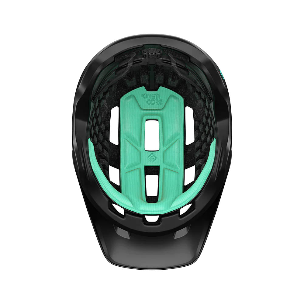 Lazer Coyote Kineticore Helmet Matte Black underside studio image