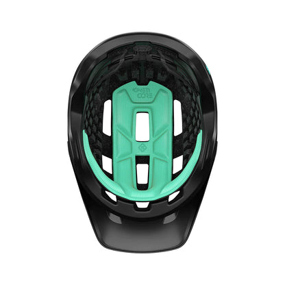 Lazer Coyote Kineticore Helmet Matte Black underside studio image