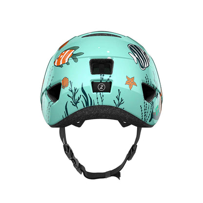 Lazer Pnut Kineticore Helmet Youth sealife rear view