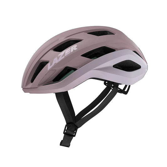 Lazer Strada Kineticore Helmet Lila Pink studio image left side 