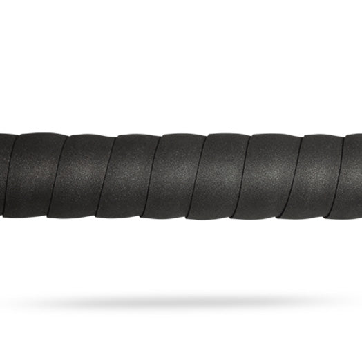 PRO Sport Control EVA Silicone Black Bar Tape on a handlebar studio image