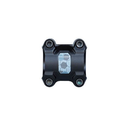 PRO Discover 31.8mm +/-6 Degree Black Stem, studio front view