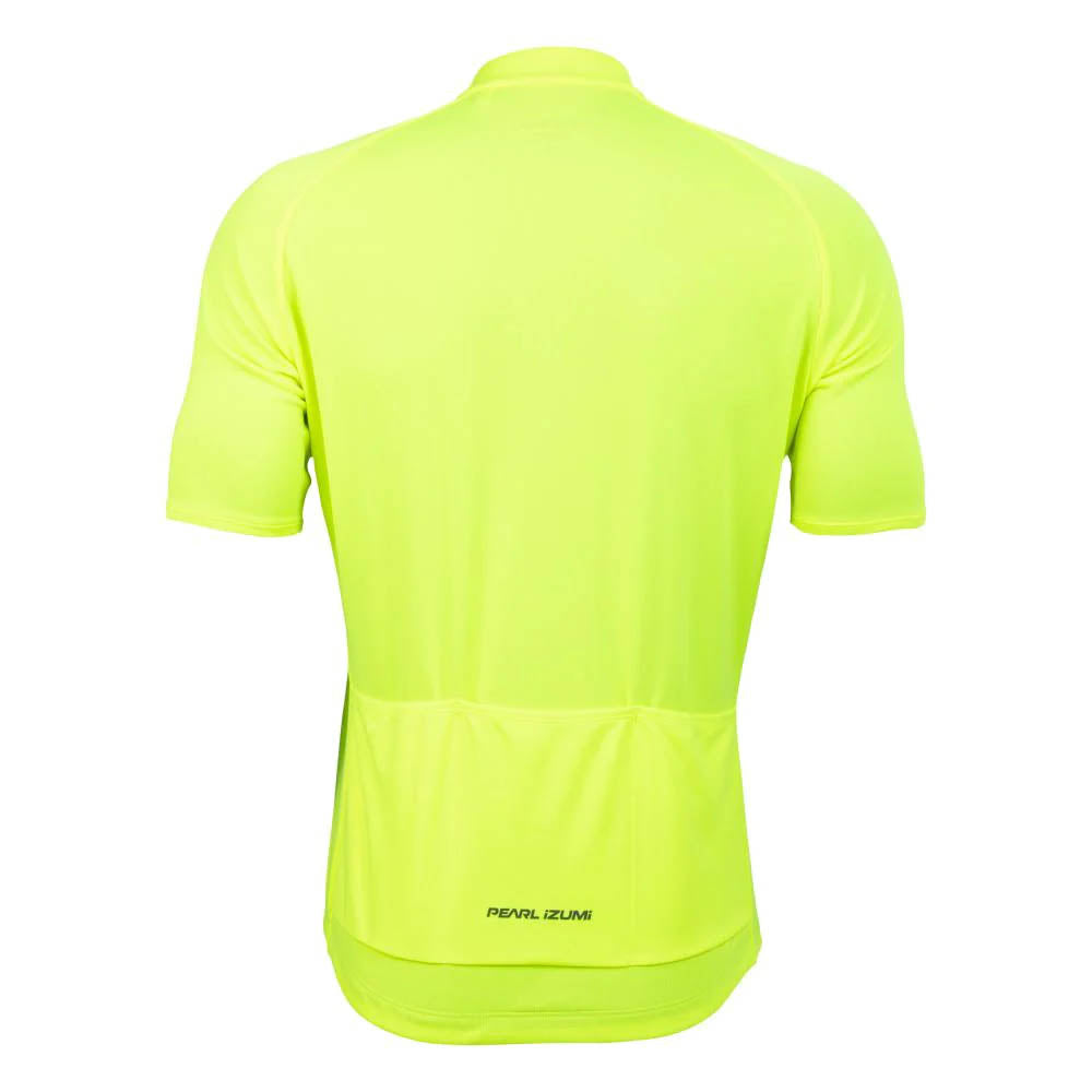 Pearl Izumi Mens Quest Jersey Screaming Yellow studio image back