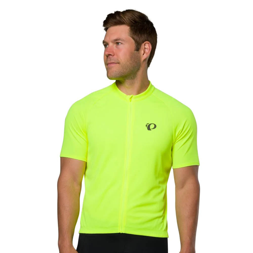 Pearl Izumi Mens Quest Jersey Screaming Yellow studio image front