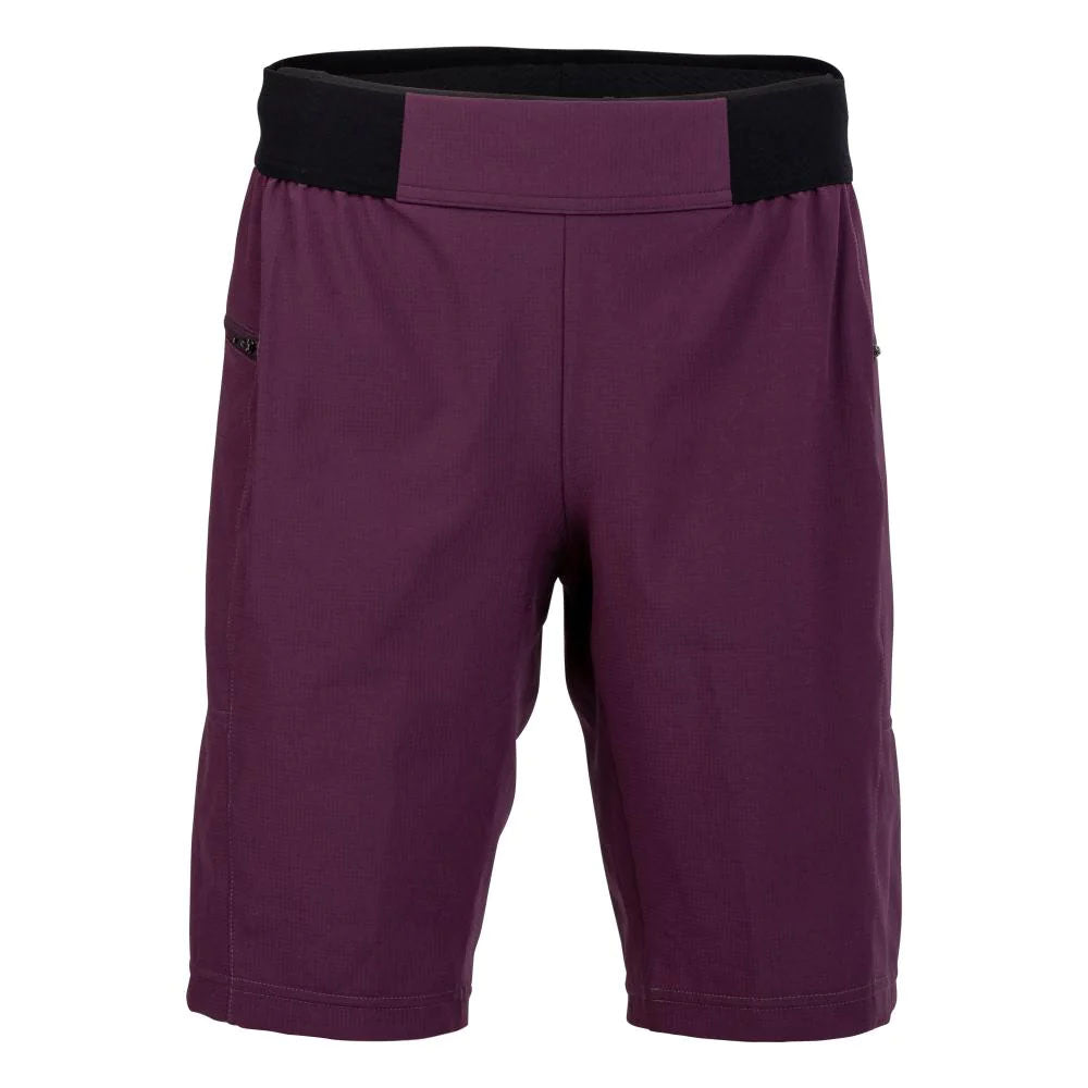 Pearl Izumi Womens Cayon Shorts Dark Violet, studio front view