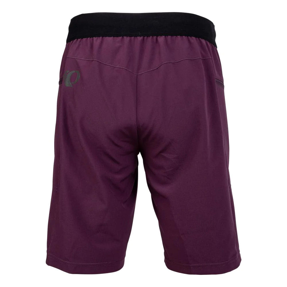 Pearl Izumi Womens Cayon Shorts Dark Violet, studio rear view