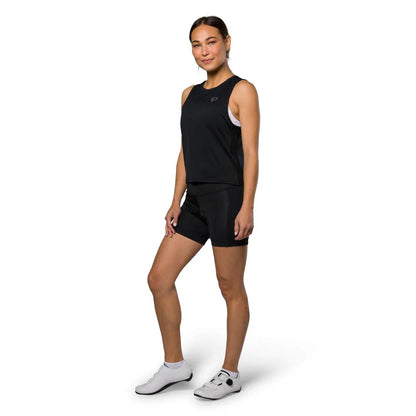 Pearl Izumi Womens Sugar Air Tank black front studio image