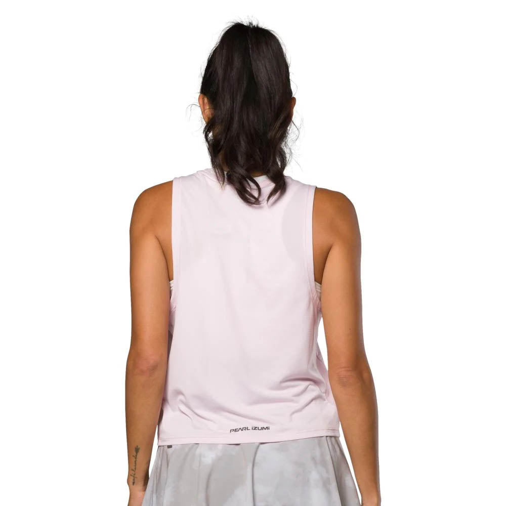 Pearl Izumi Womens Sugar Air Tank pink studio image back