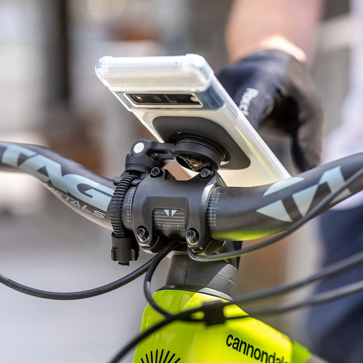 SP Bike Bundle with Universal Interface, mounted on bike view