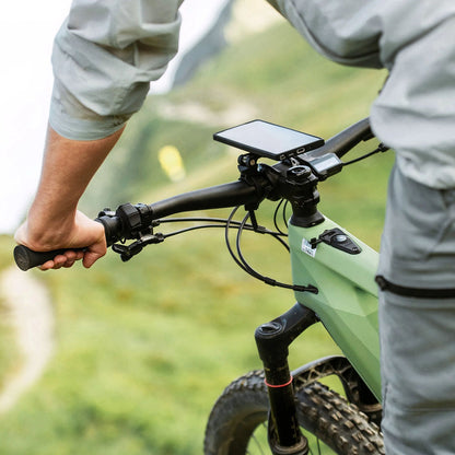 SP Universal Bike Mount, phone mounted view
