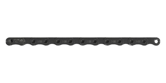 SRAM X0 Eagle T-Type Flattop Solid Pin 12 Speed 126 Links Dark Polar Chain, studio photo