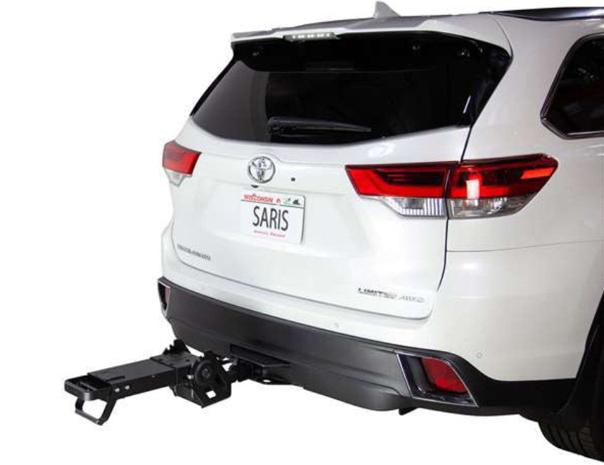 Saris MHS 1-Bike Universal Base 1-1/4" and 2" Hitch on Vehicle Studio Image