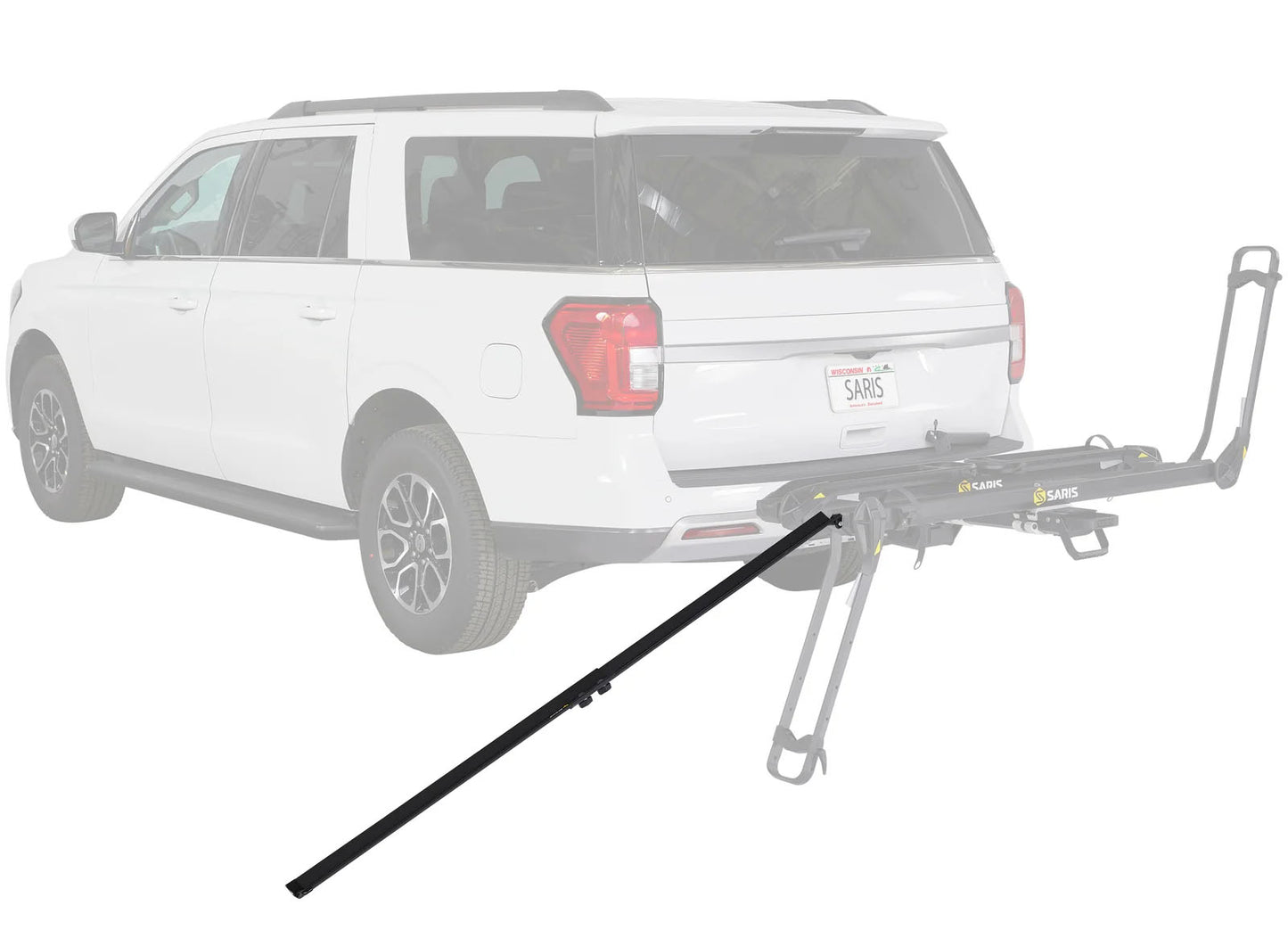 Saris MHS Ramp, studio view shown mounted on rack/ vehicle