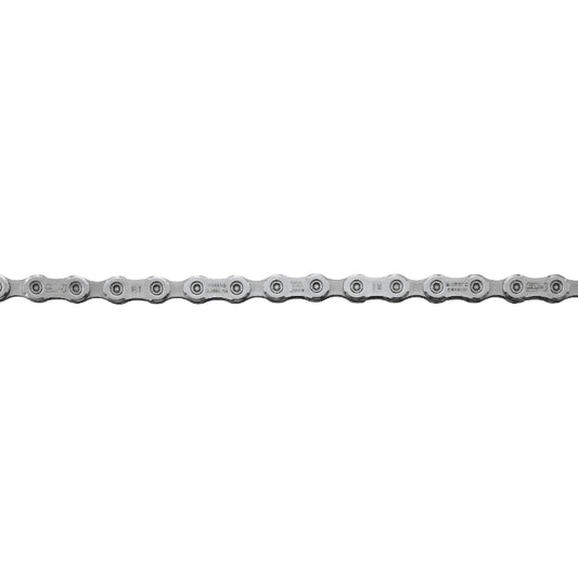 Shimano Deore CN-M6100 Hyperglide+ 126 Links Silver 12 Speed Chain studio image side