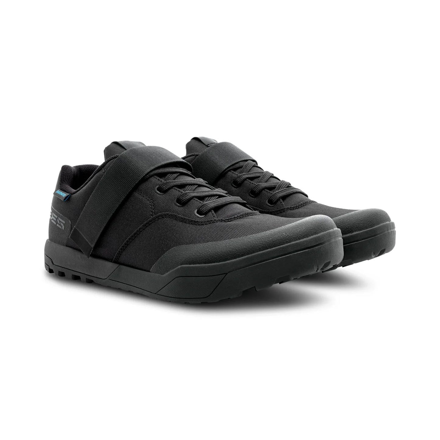 Shimano GE500 Bicycle Shoes Black, studio pair view
